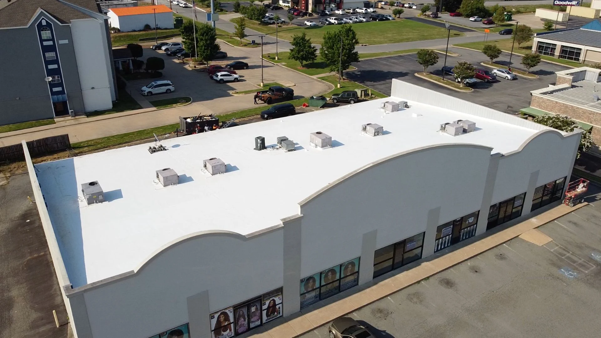 Commercial roof replacement