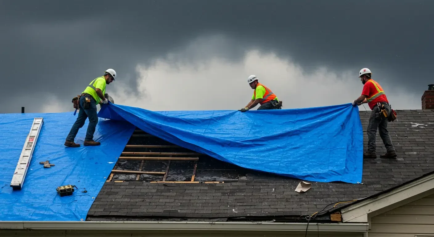 Emergency Roof Tarping & Dry-In in Santa Fe, NM